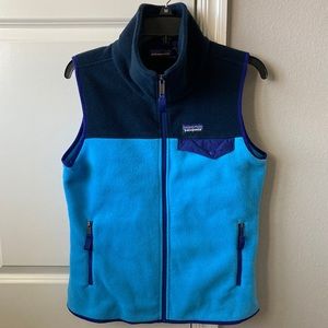 Patagonia Synchilla Fleece Vest Blue & Navy
